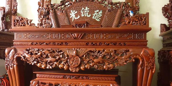 Thiết kế kích thước bàn thờ tủ thờ theo phong thủy | Tử Vi Cổ Học