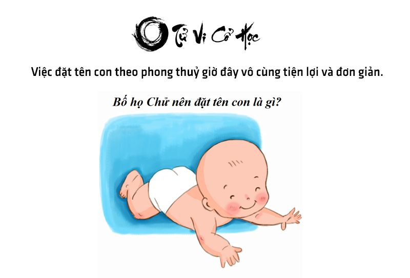 Hướng dẫn đặt tên cho con theo phong thủy