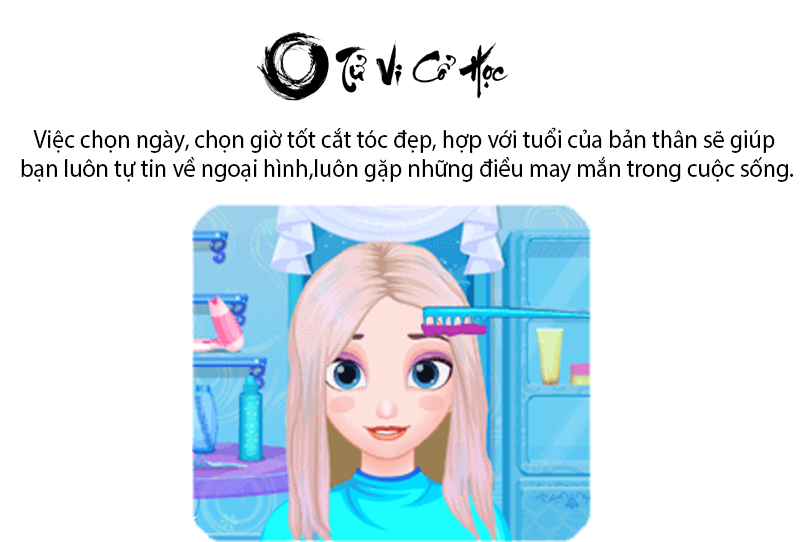 Hướng dẫn xem ngày tốt cắt tóc gặp may mắn thuận lợi