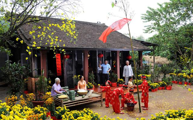 Cây nêu ngày tết: Sự tích và phong tục xua đuổi điều xấu năm cũ | Tử Vi Cổ Học