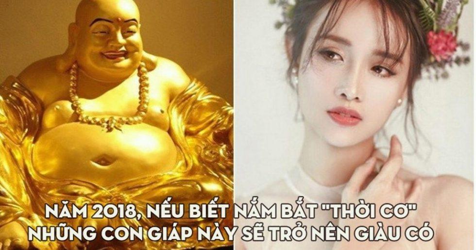 Top 5 con giáp nếu biết nắm bắt “thời cơ” trong năm 2018 này sẽ trở nên giàu có một cách vượt bậc | Tử Vi Cổ Học