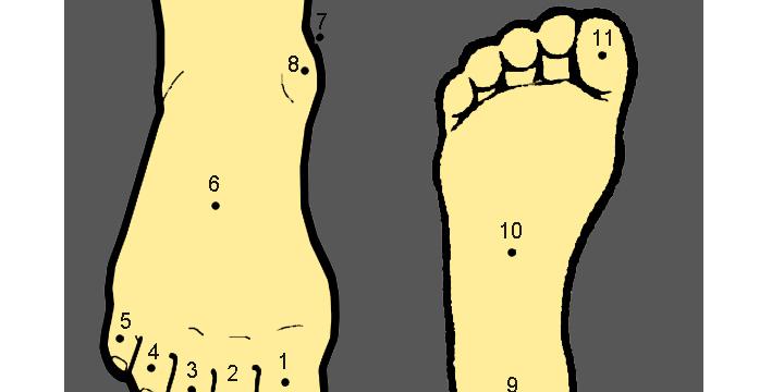 Ý nghĩa nốt ruồi ở bàn chân | Tử Vi Cổ Học